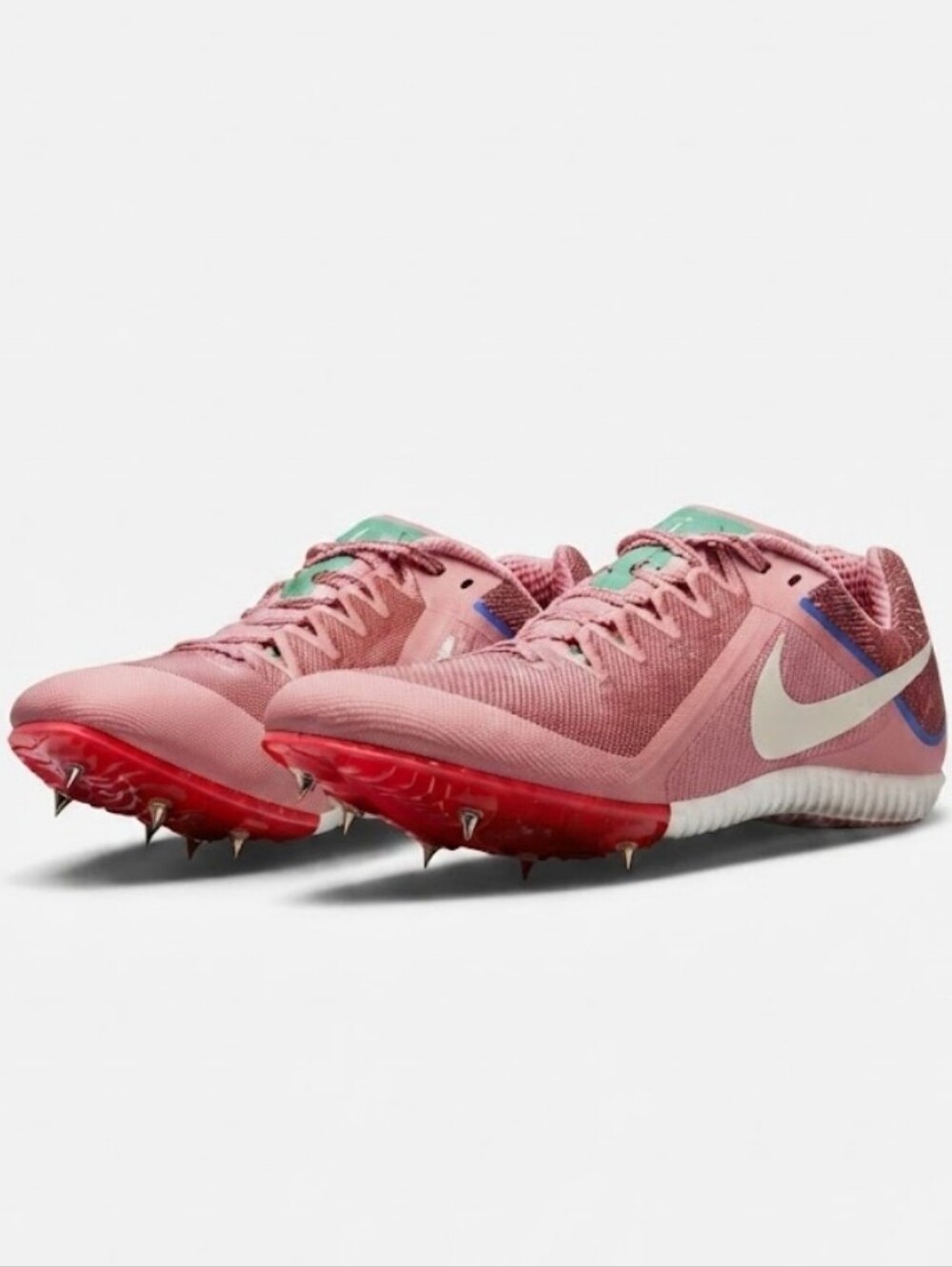 Nike Cleats Zoom Rival Multi-Event ALL Red Stardust/Pale Ivory/Malachite Mens 10